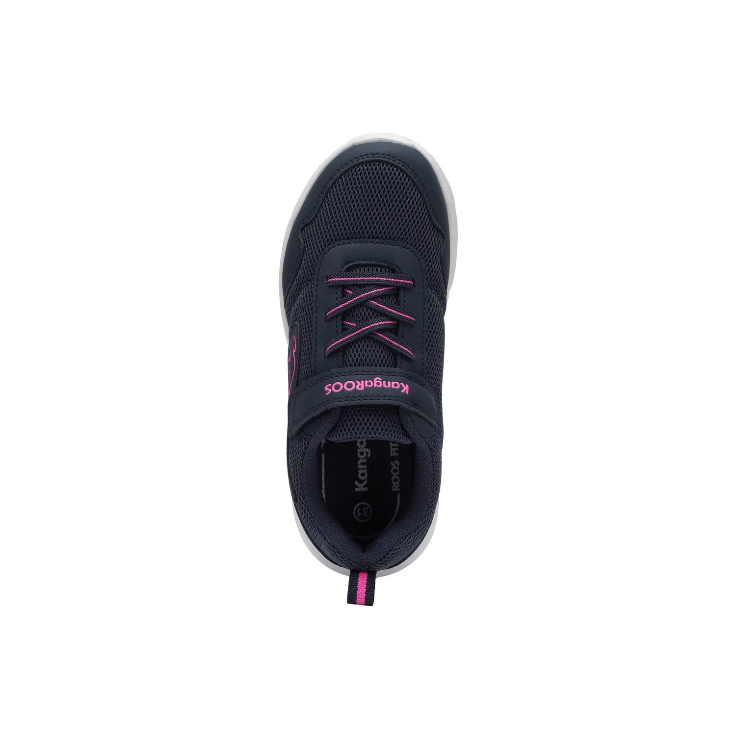 Детские спортивные кроссовки с ROOSFIT-технологией KangaROOS, Navy/Electric Fuchsia — фото 4