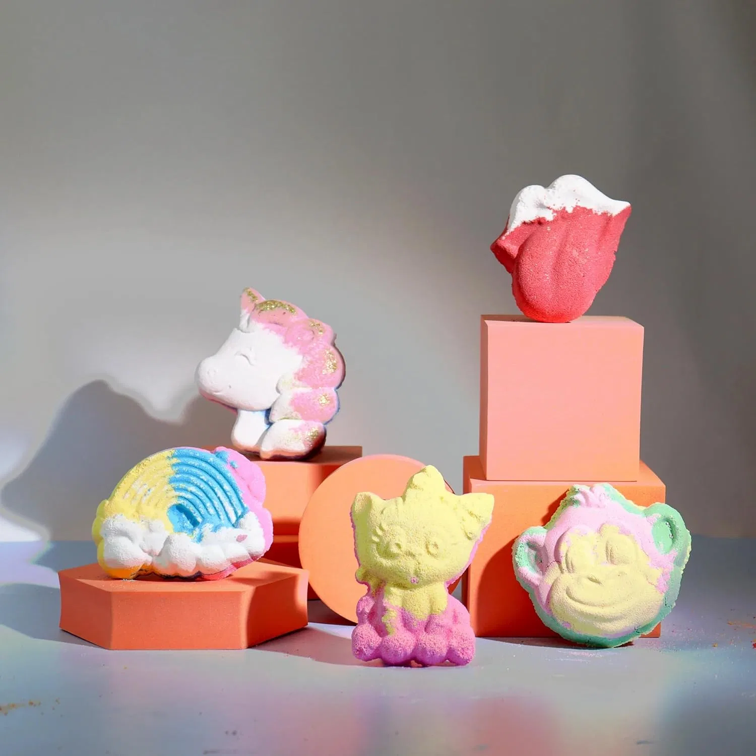 Бомбочка для ванны Cat Bath Bomb, 3 шт, 180 г Generic — фото 4