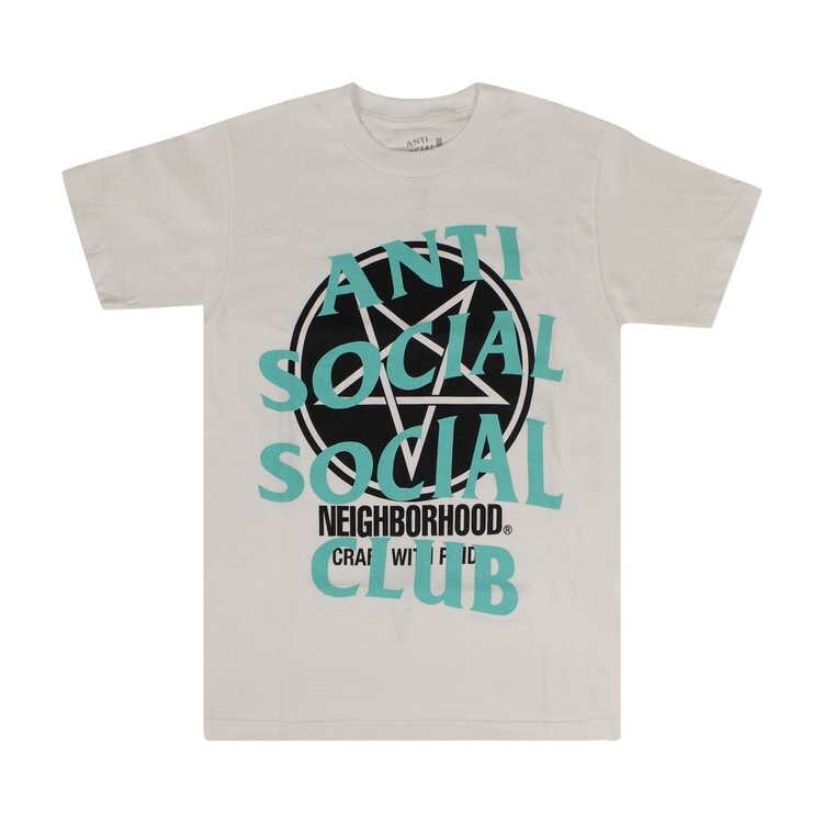 

Футболка Anti Social Social Club x Neighborhood Filth Fury T-Shirt 'White', белый