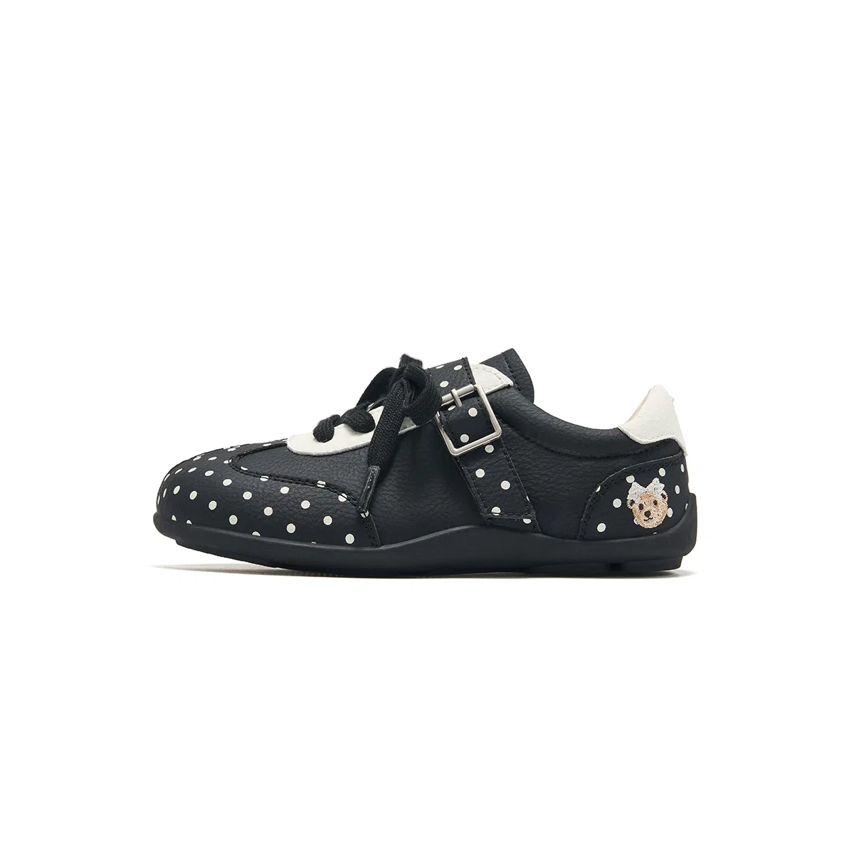 Детские кеды с принтом Polka Dot Black Teenie Weenie