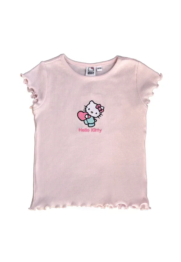 Футболка Ripp с сердечком oberteil kurzarmlig - футболка с принтом Hello Kitty, розовый — фото 3