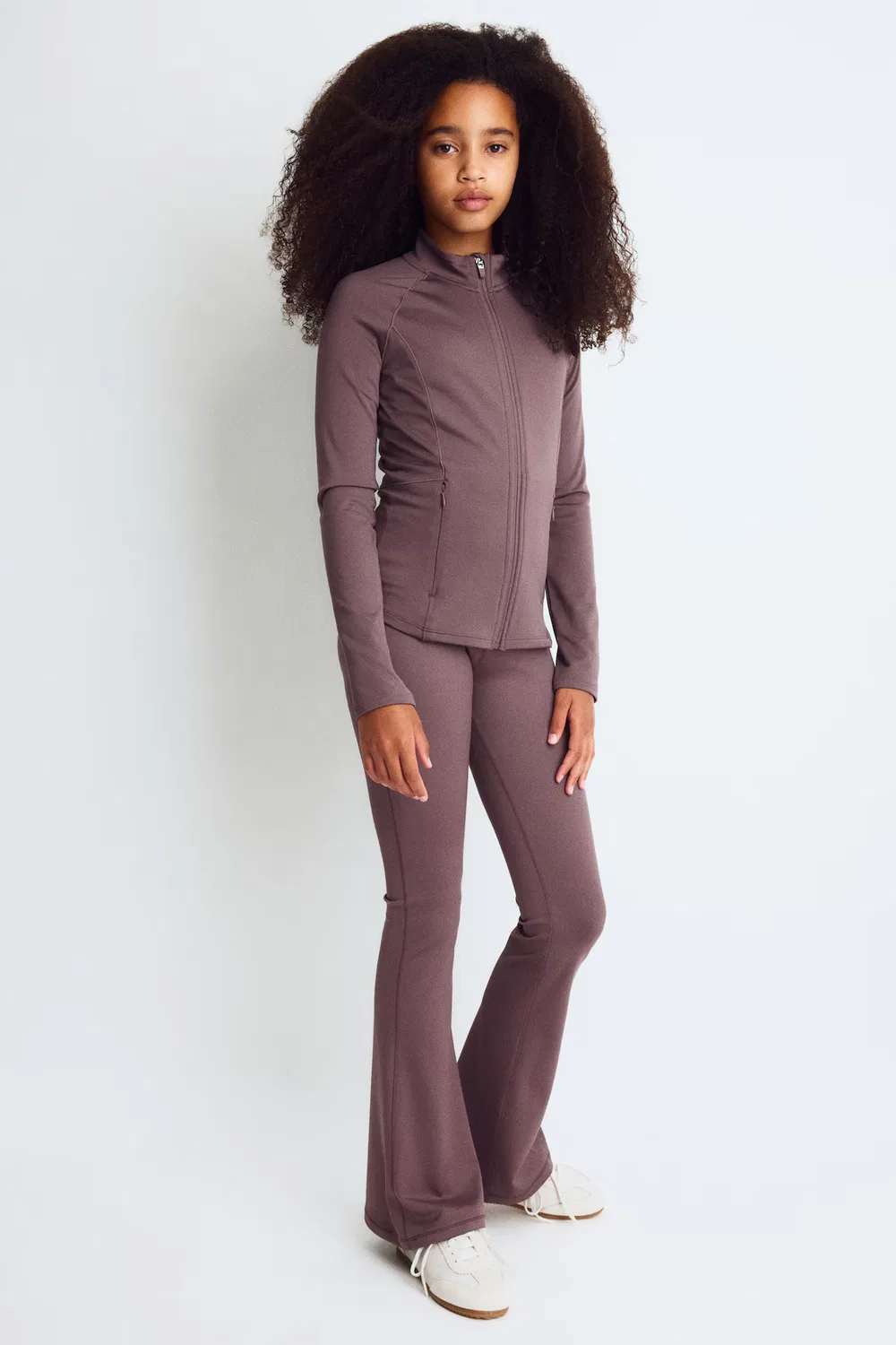 Спортивные леггинсы от Drymove H&M, Lila-Graubraun