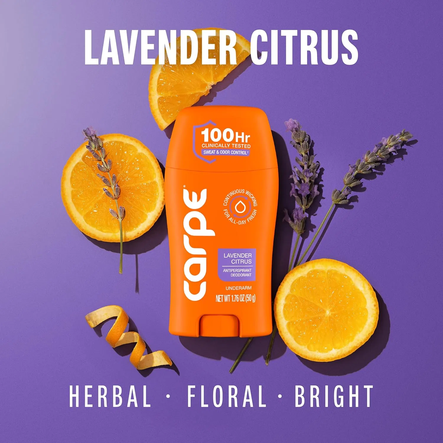 Антиперспирант для подмышек Carpe Citrus Lavender, 50 мл — фото 3