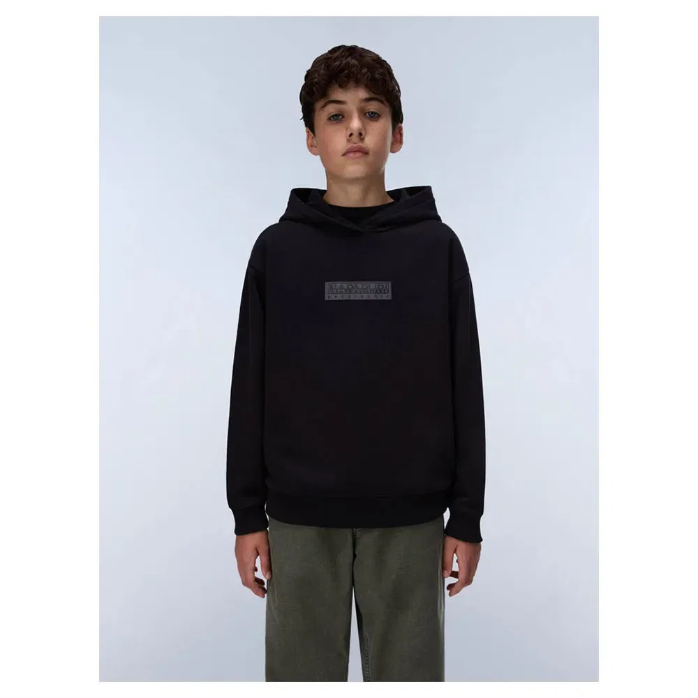 Детский свитшот для мальчиков New Box Logo Napapijri, Black