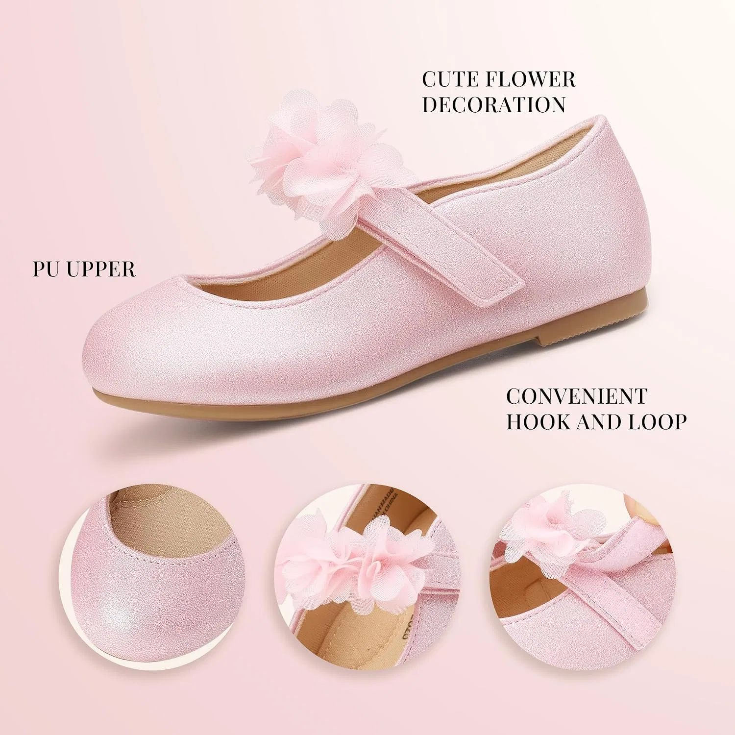 Детские туфли Мэри Джейн для девочек shoeslocker, Pink — фото 4