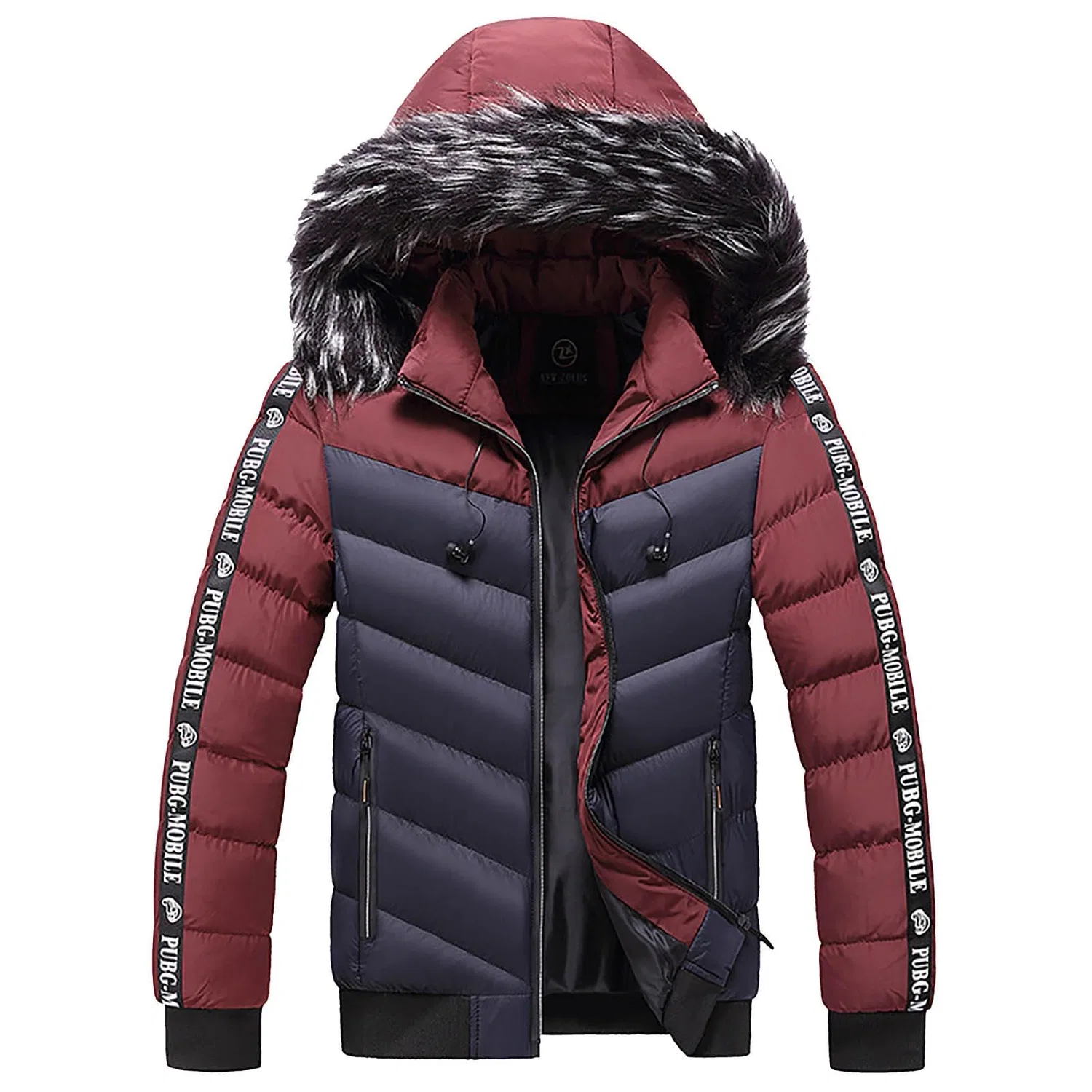 Мужская куртка с принтом Ski Jacket, blue