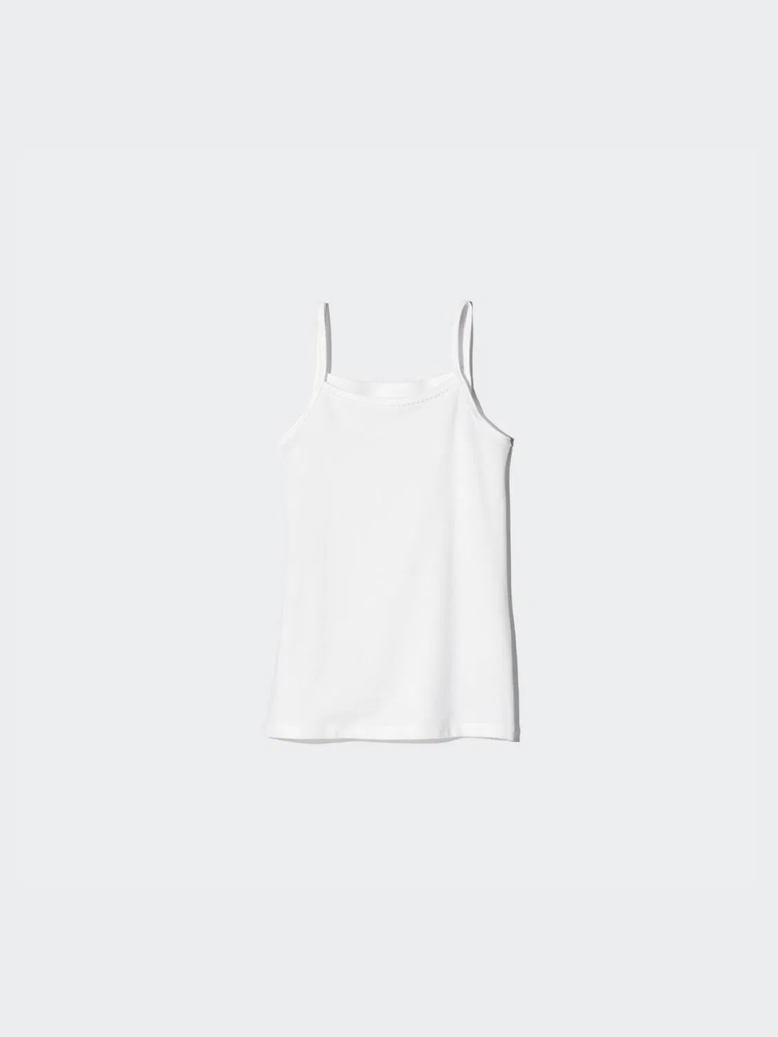 Майка детская хлопковая AIRism Uniqlo, белый