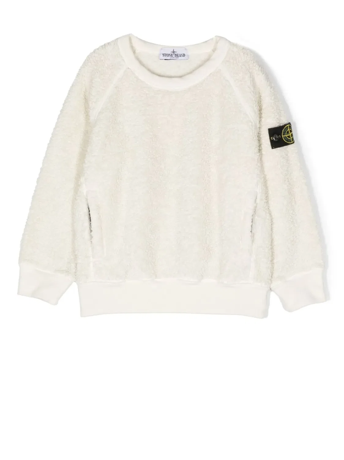 Флисовый свитшот с нашивкой Compass Stone Island, нейтральный