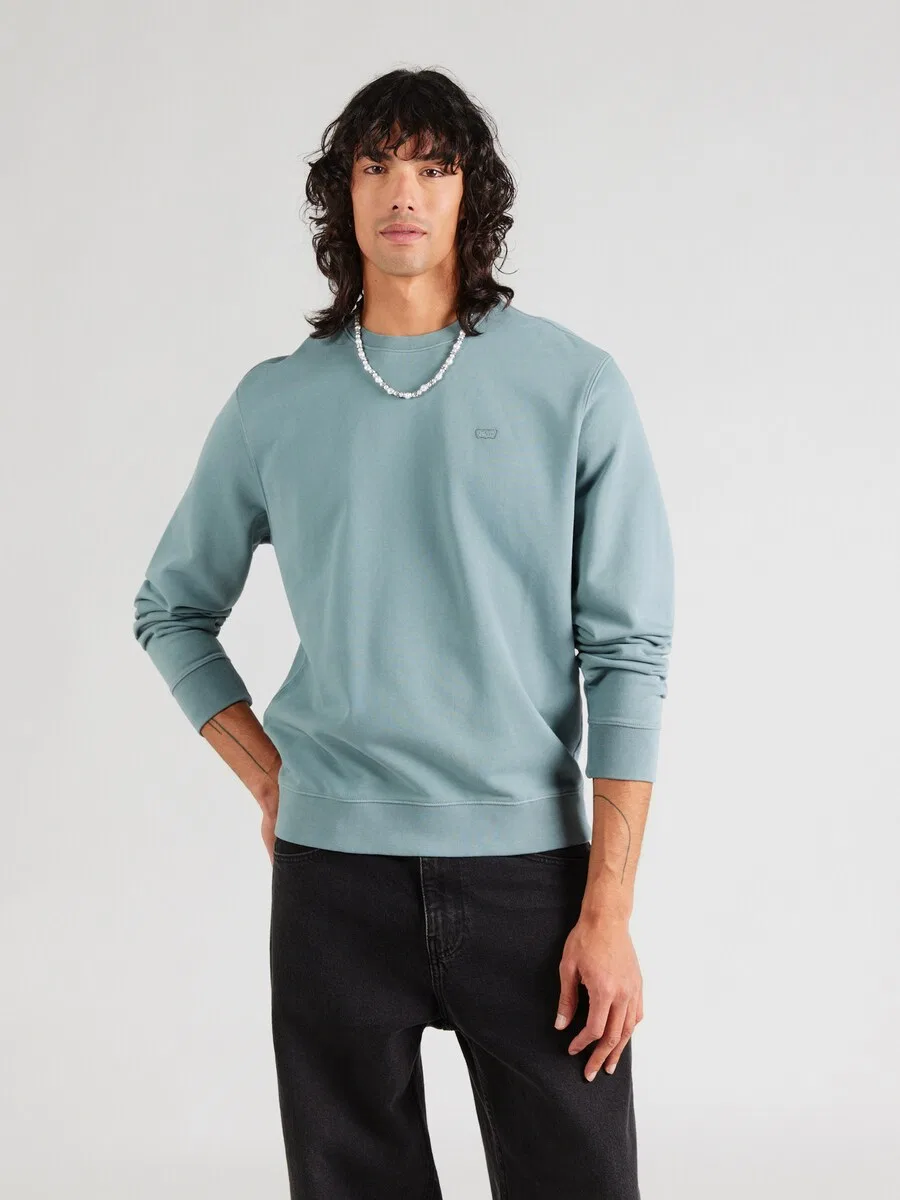 Толстовка LEVI'S Regular fit 'New Original' светло-голубого цвета — фото 2