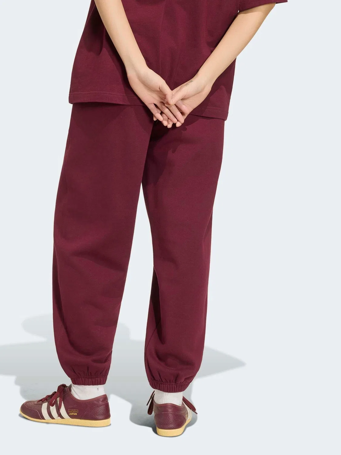 Джоггеры свободного кроя Essentials Loose Fleece, adidas Originals, красный — фото 3