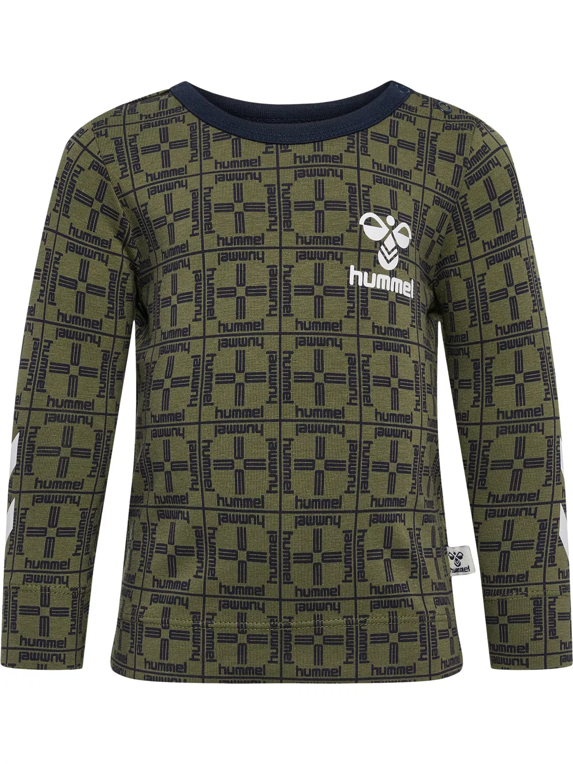 Детская футболка с длинным рукавом Hmlcheck Hummel, Schieferbraun