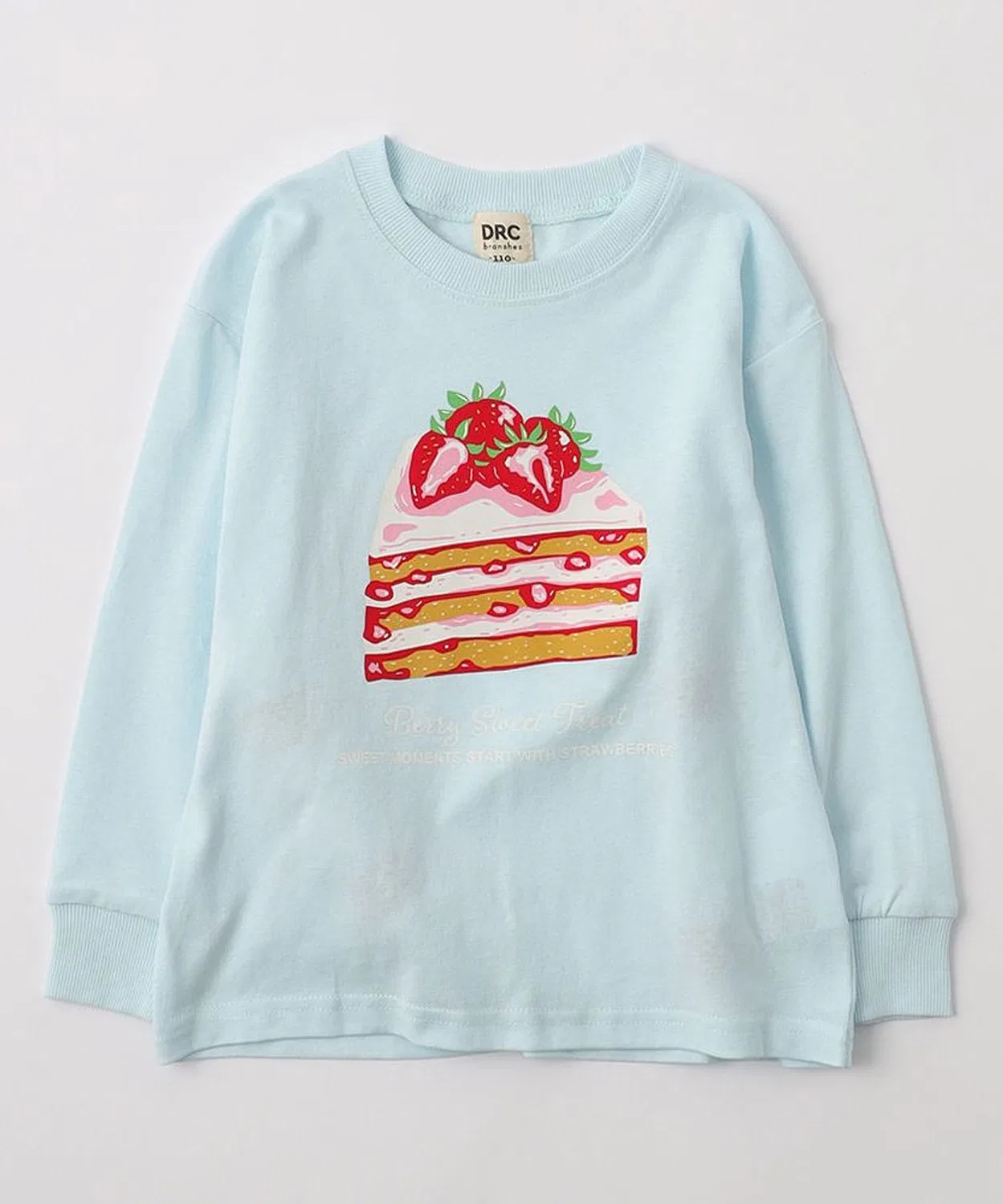 Детская футболка с принтом с длинным рукавомDRC branshes, Sax Blue