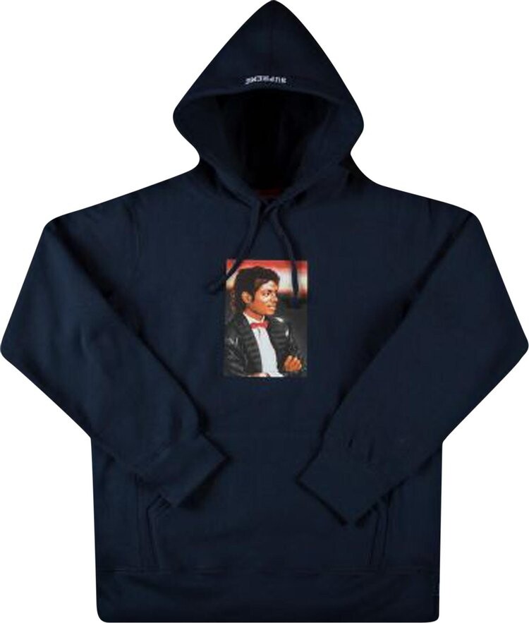 

Толстовка Supreme Michael Jackson Hooded Sweatshirt 'Navy', синий
