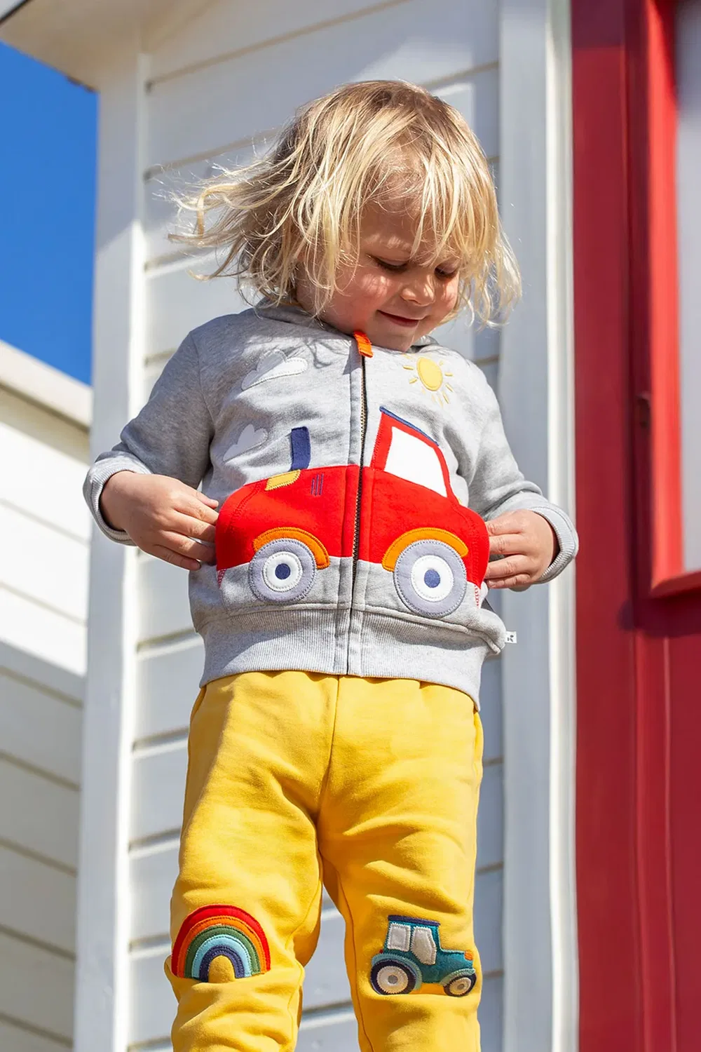Детский худи Carbis Frugi, Grey — фото 2