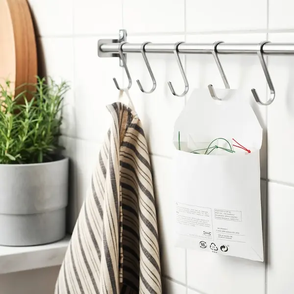 Набор этикеток с завязками Ikea Fonsterfikus, 9 шт, белый — фото 3