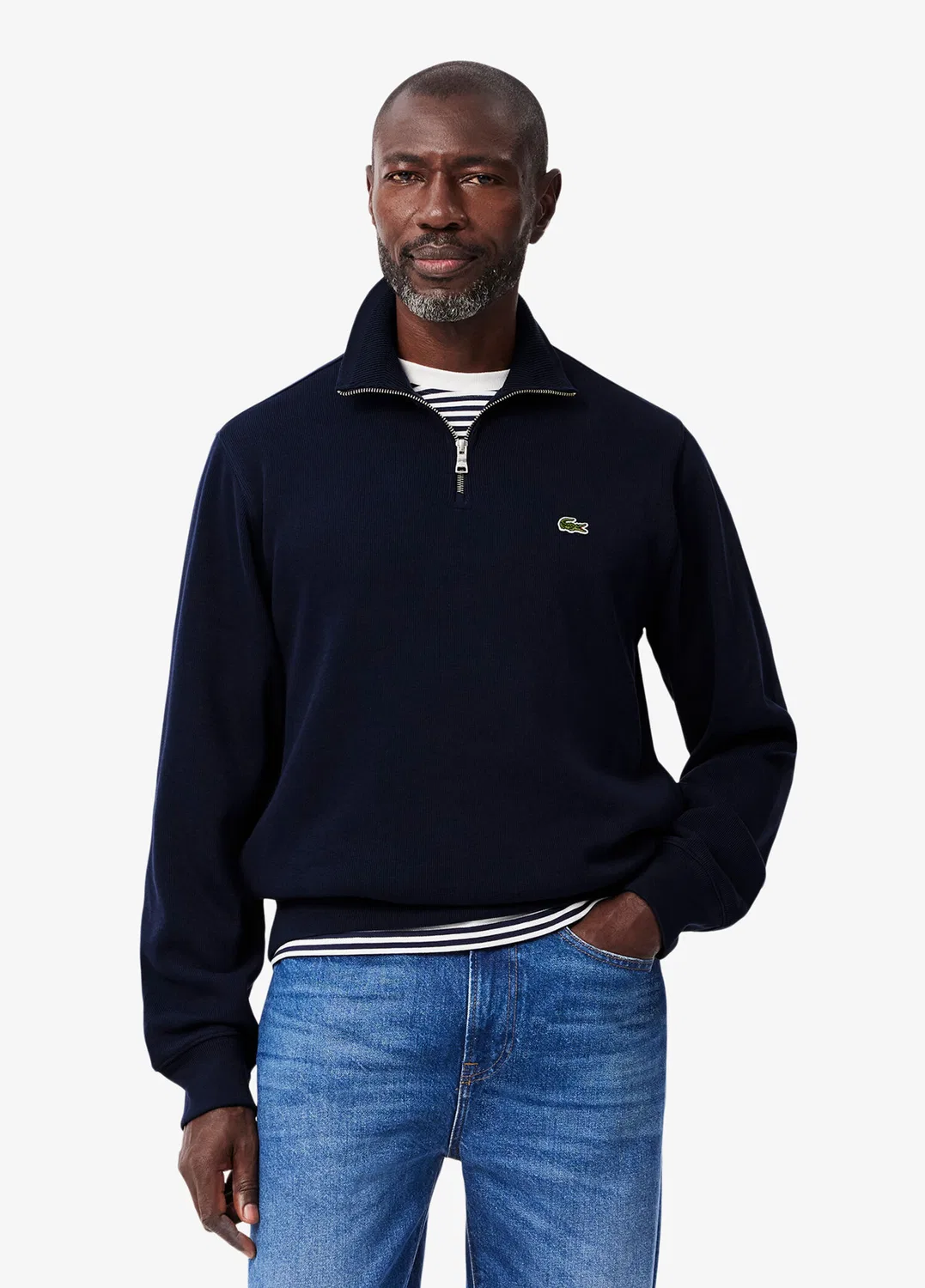 Свитшот Lacoste Classic Fit, Lacivert — фото 2