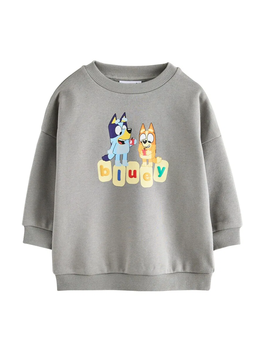 Толстовка «Bluey» серого цвета Next