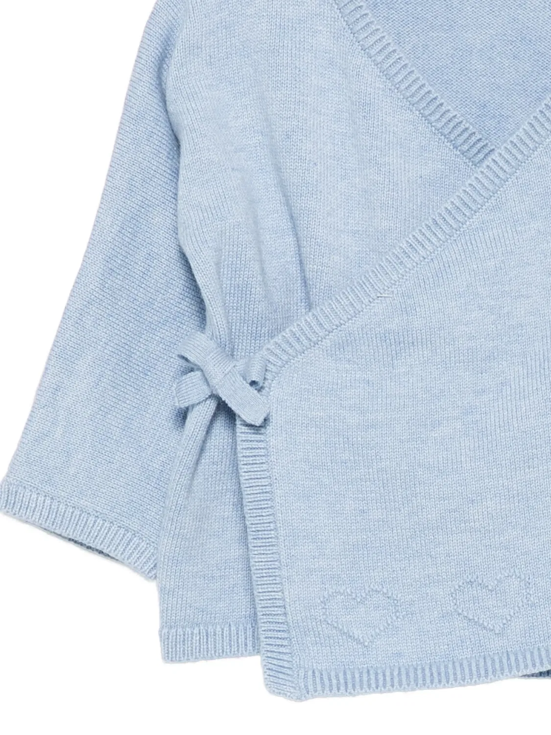 Кардиган с узором Petit Bateau, синий — фото 3