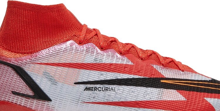 Бутсы Nike Mercurial Superfly 8 Elite CR7 FG 'Chile Red', красный — фото 3
