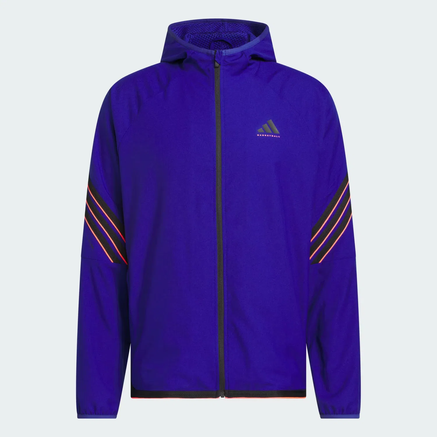 Мужская баскетбольная куртка с капюшоном Crazy Lite Adidas Performance, Mystery Ink/Черный — фото 4