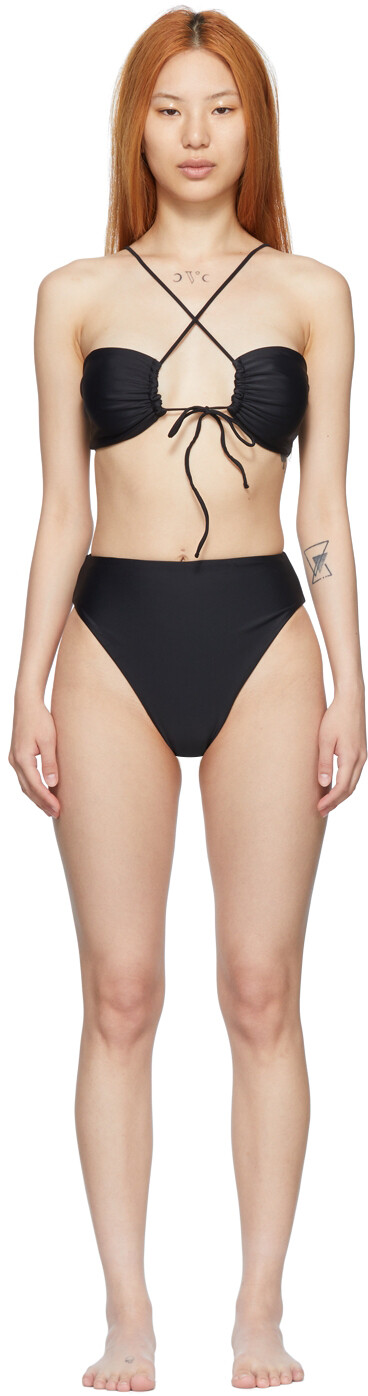 

Черное бикини Livi с наклоном Jade Swim, Черный, Черное бикини Livi с наклоном Jade Swim