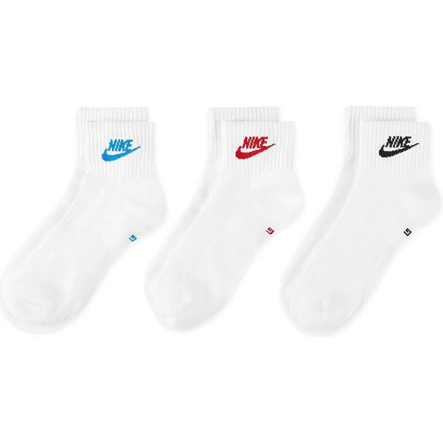 Комплект носков с мягкой текстурой Nike U NK NSW Everyday Essential An, M, Белый — фото 3