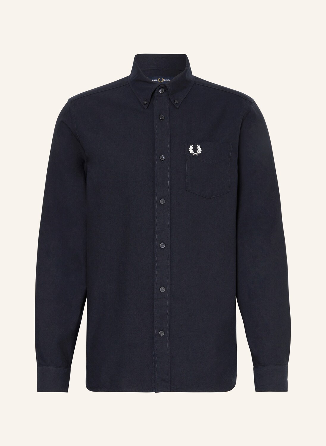 

Рубашка стандартного кроя FRED PERRY, темно-синий
