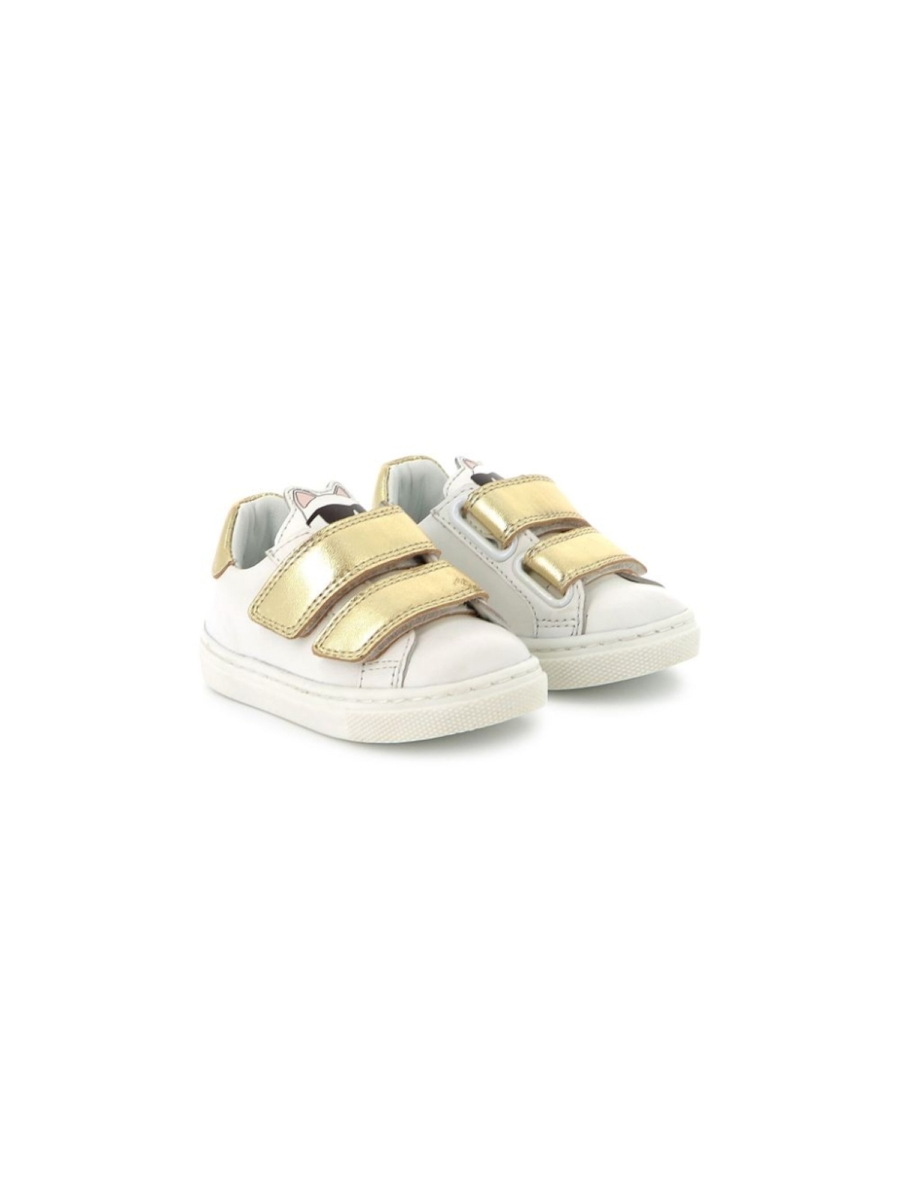 

Karl Lagerfeld Kids кроссовки с принтом Choupette, белый
