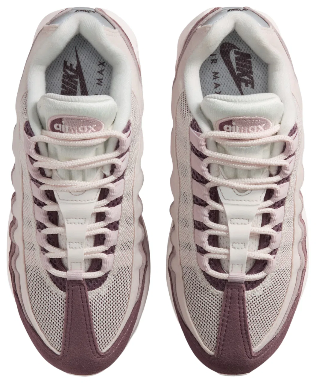Кроссовки для девочек Air Max 95 Nike, цвет Pink/Brown/White — фото 4