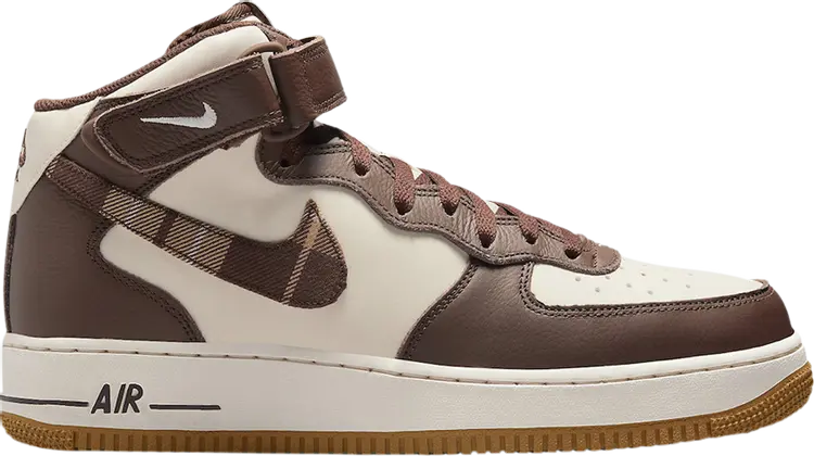 

Кроссовки Nike Air Force 1 Mid 'Brown Plaid', коричневый