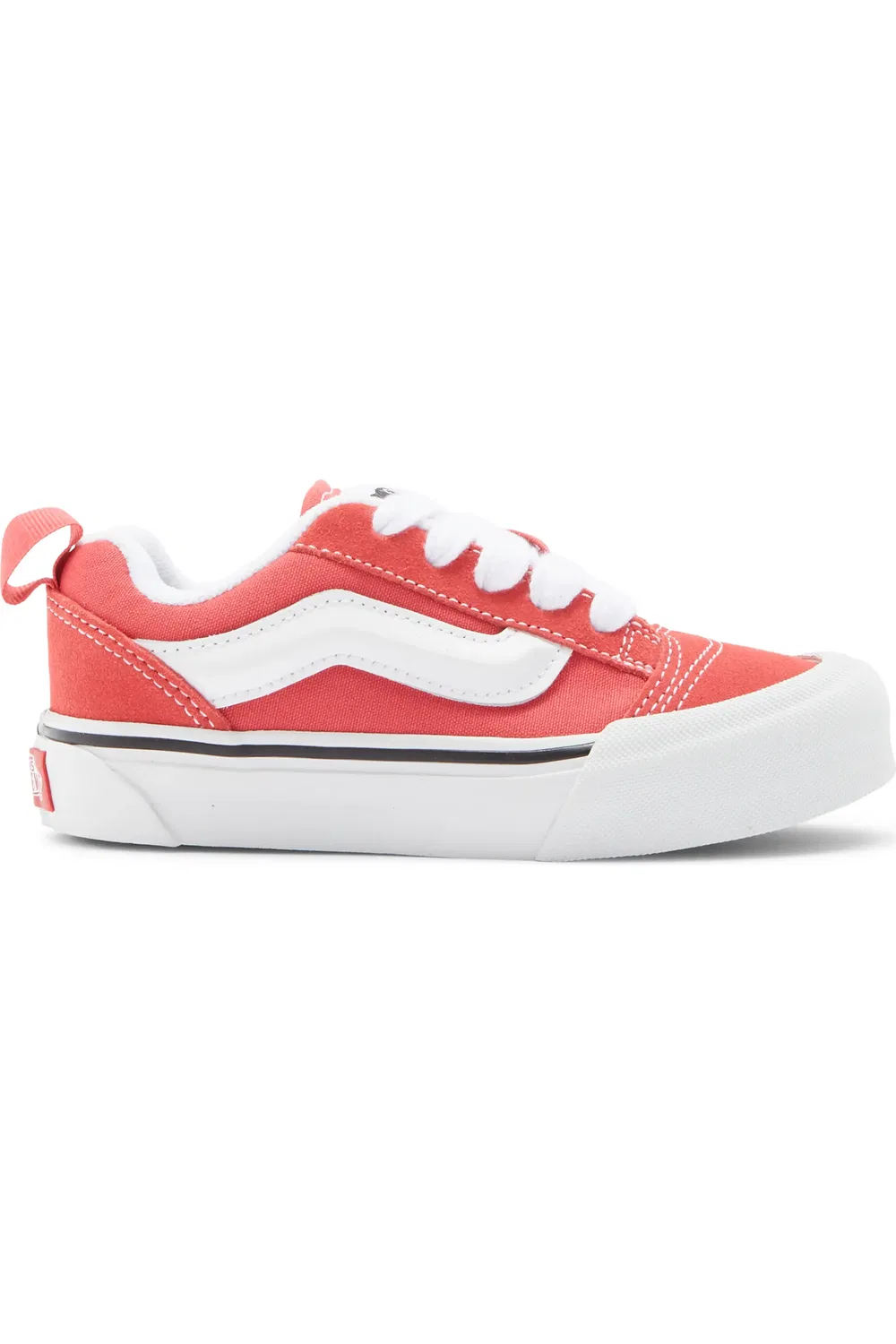 Детские кеды на толстой подошве Knu School Vans, Crimson Haze — фото 3