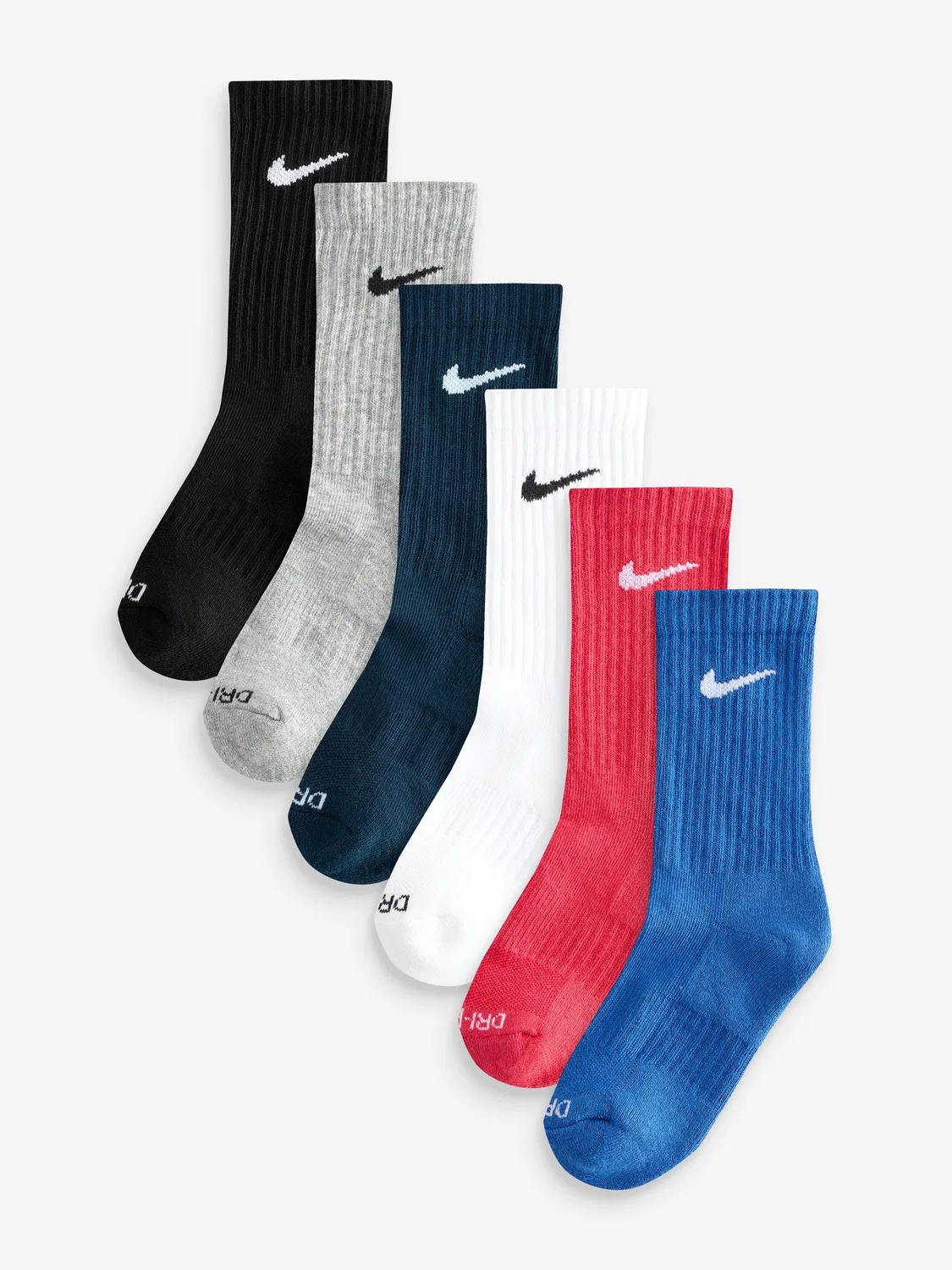 Носки спортивные Performance Crew Nike, черно-белые