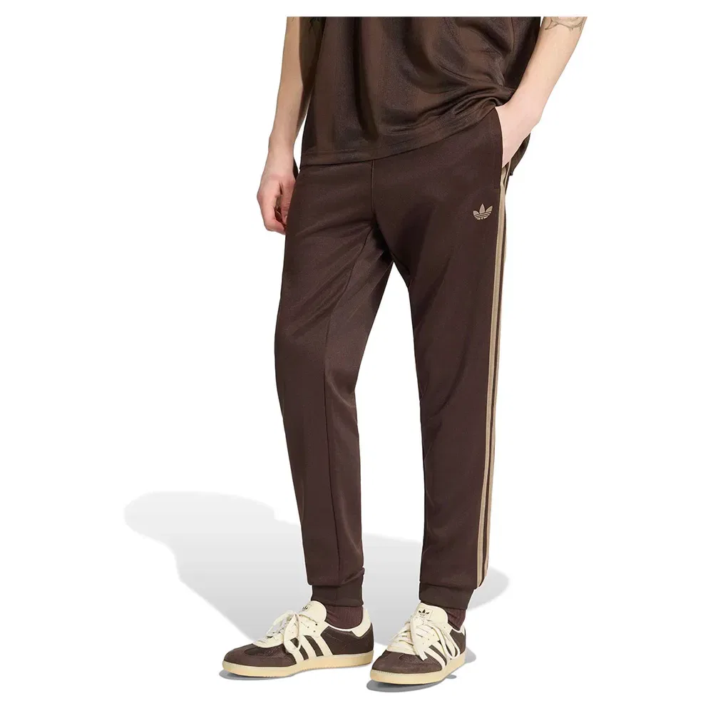 Мужские спортивные штаны с зауженным кроем Adidas Originals SST Track, Brown