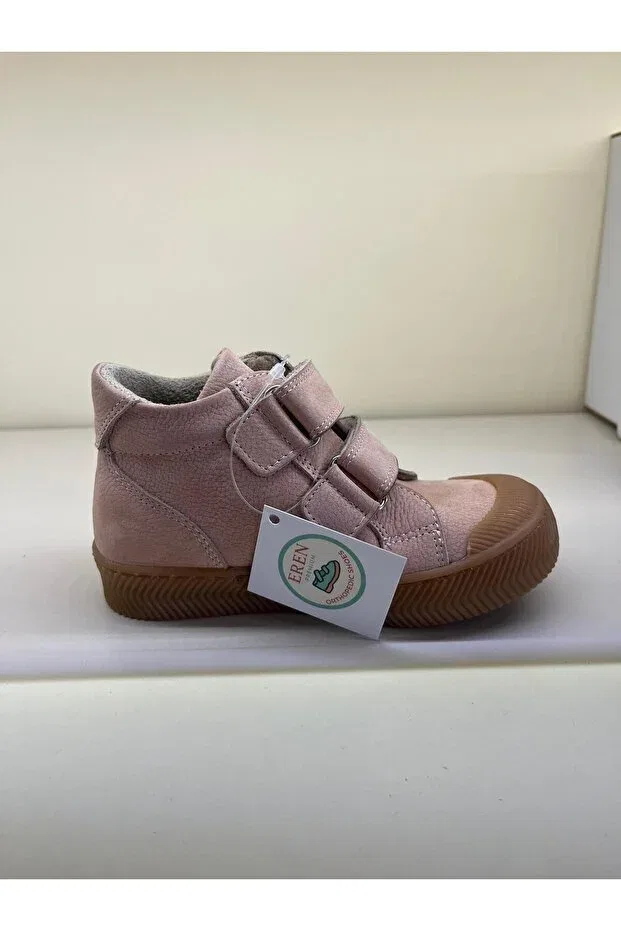 Детские повседневные туфли для девочек из натуральной кожи Eren Premium, Pink — фото 4