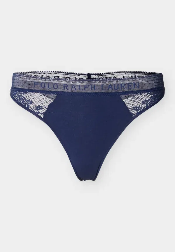 Трусы кружевные Thong Polo Ralph Lauren, темно-синий