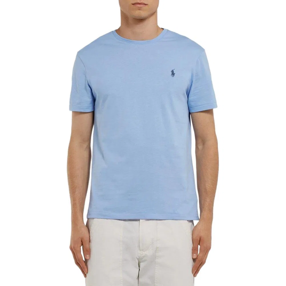 Футболка с вышивкой логотипа Crewneck Jumper Polo Ralph Lauren, Blue