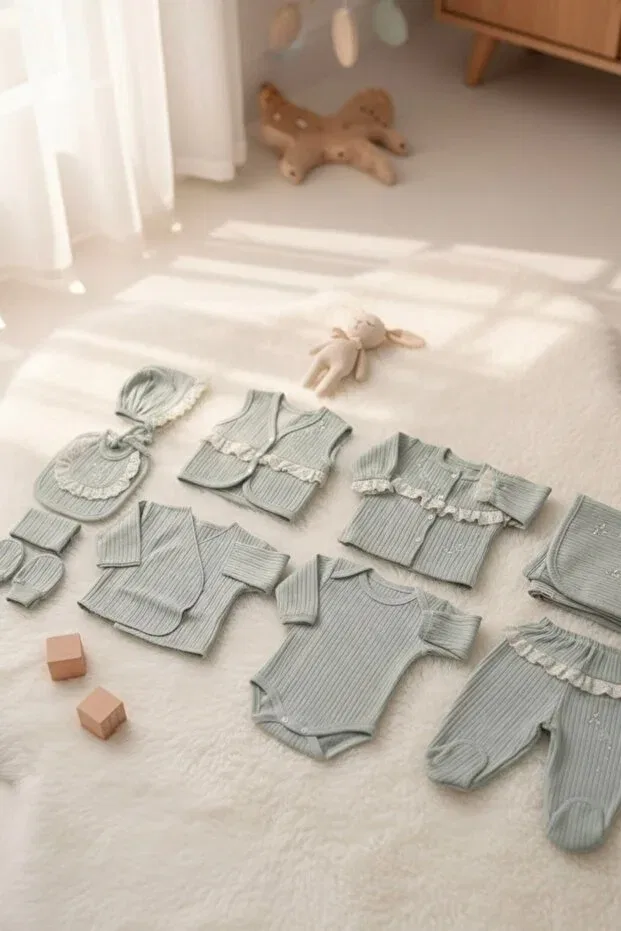 Детский комплект боди для новорожденных девочек с вышивкой Dragonfly Cherub Baby, Green