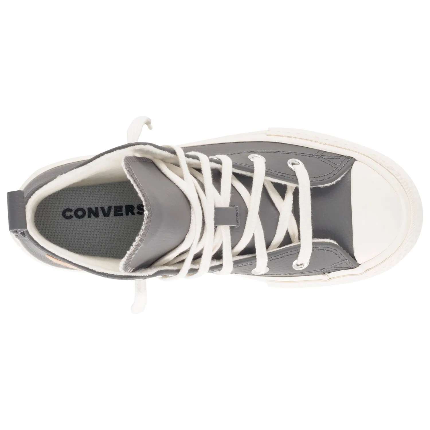Детские кеды на шнуровке Converse, Sharkskin/Warm Quarry/Egret — фото 4