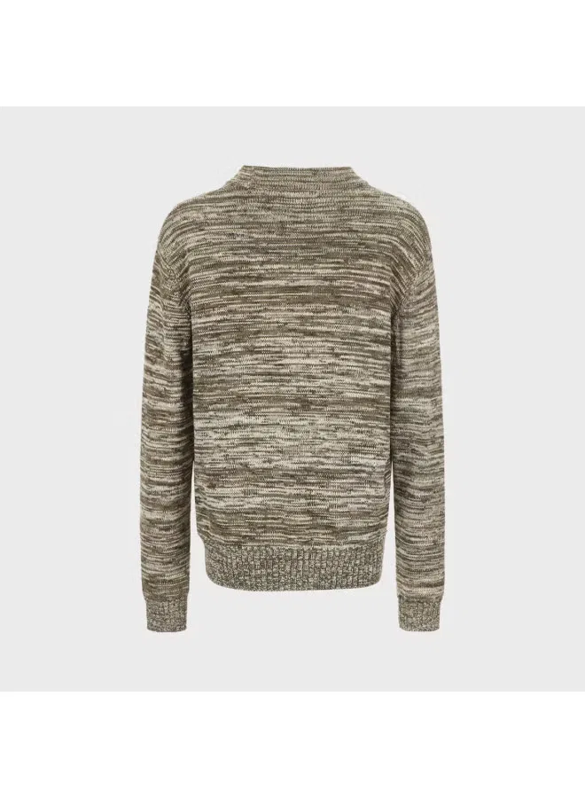 Кардиган свободный с длинным рукавом Zara, серо-коричневый — фото 3