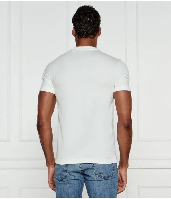 Мужская футболка хлопковая T-Shirt Burberry, белый — фото 3