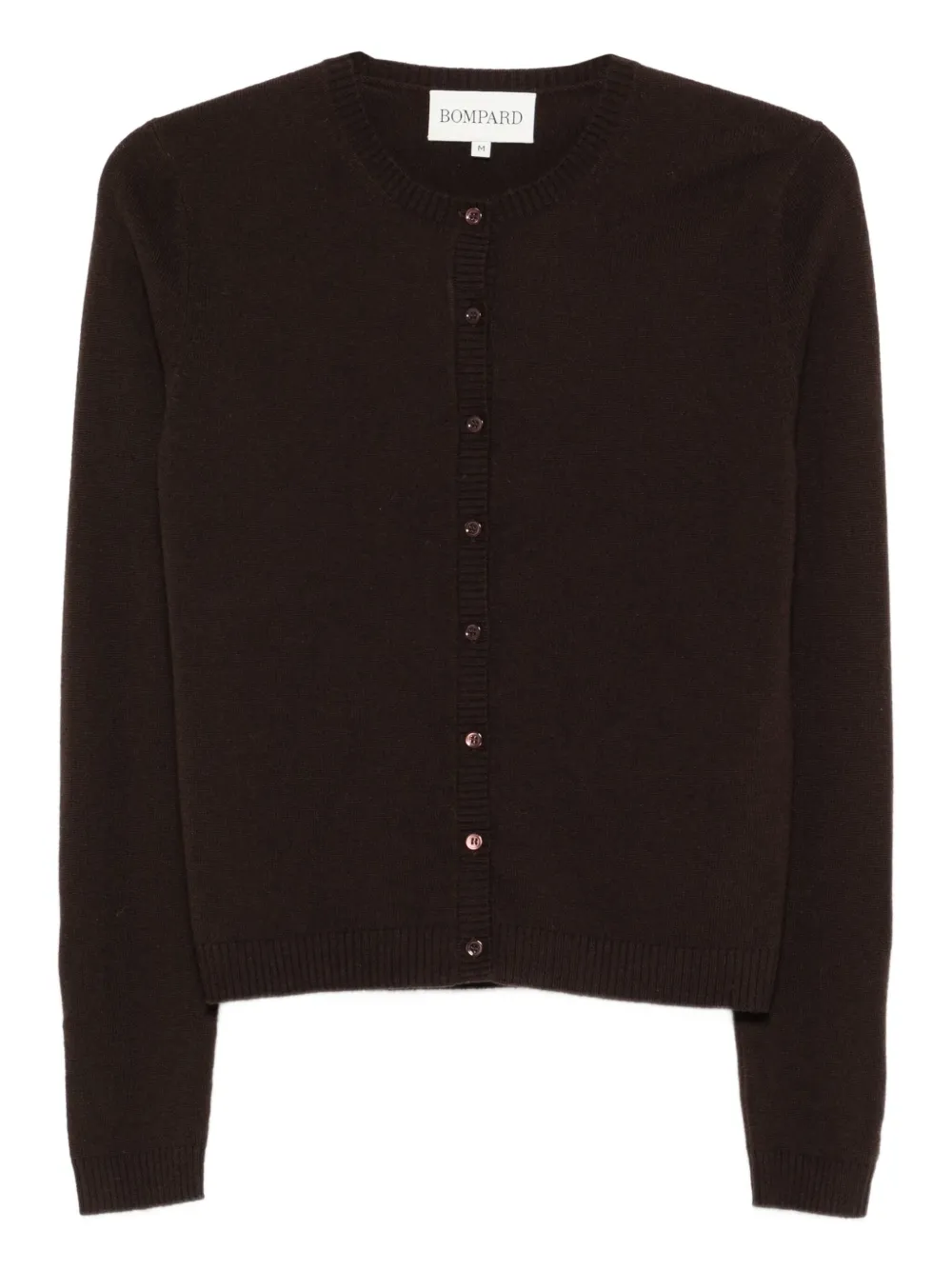 

Кардиган с круглым вырезом Eric Bompard, коричневый
