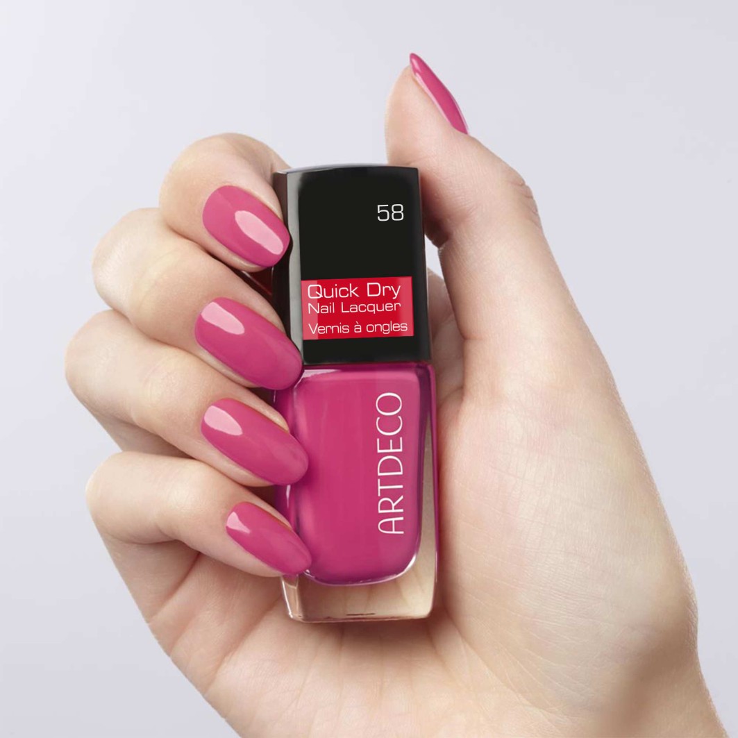 Лак для ногтей quick dry nail lacquer Artdeco, orchid blossom, объем 10 мл — фото 3