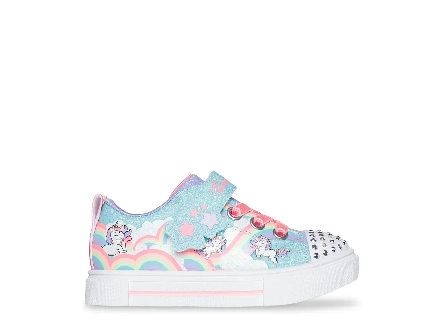 Кроссовки со светодиодами Twinkle Sparks Jumpin' Clouds, Skechers, мультиколор — фото 3