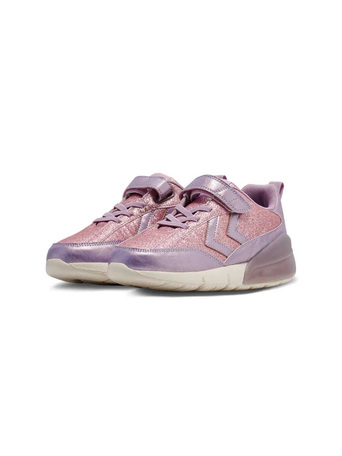 Детские кроссовки с принтом Daylight Glitter Hummel, Violett — фото 4