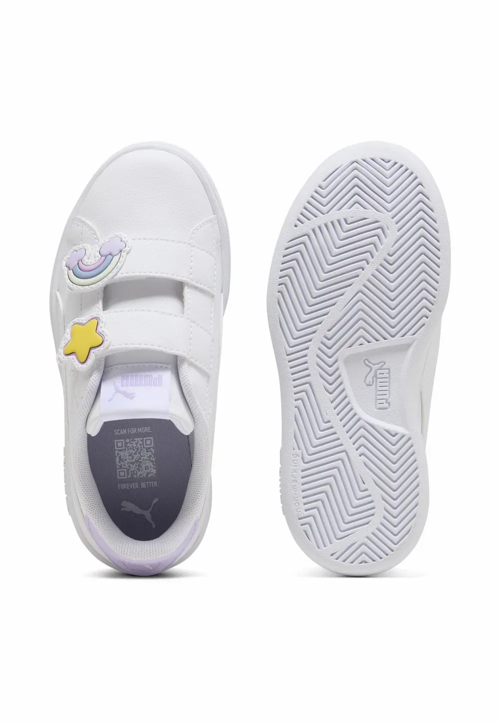 Значки Smash 3.0 для PS, унисекс - кроссовки Puma, White-Light Lavender — фото 3