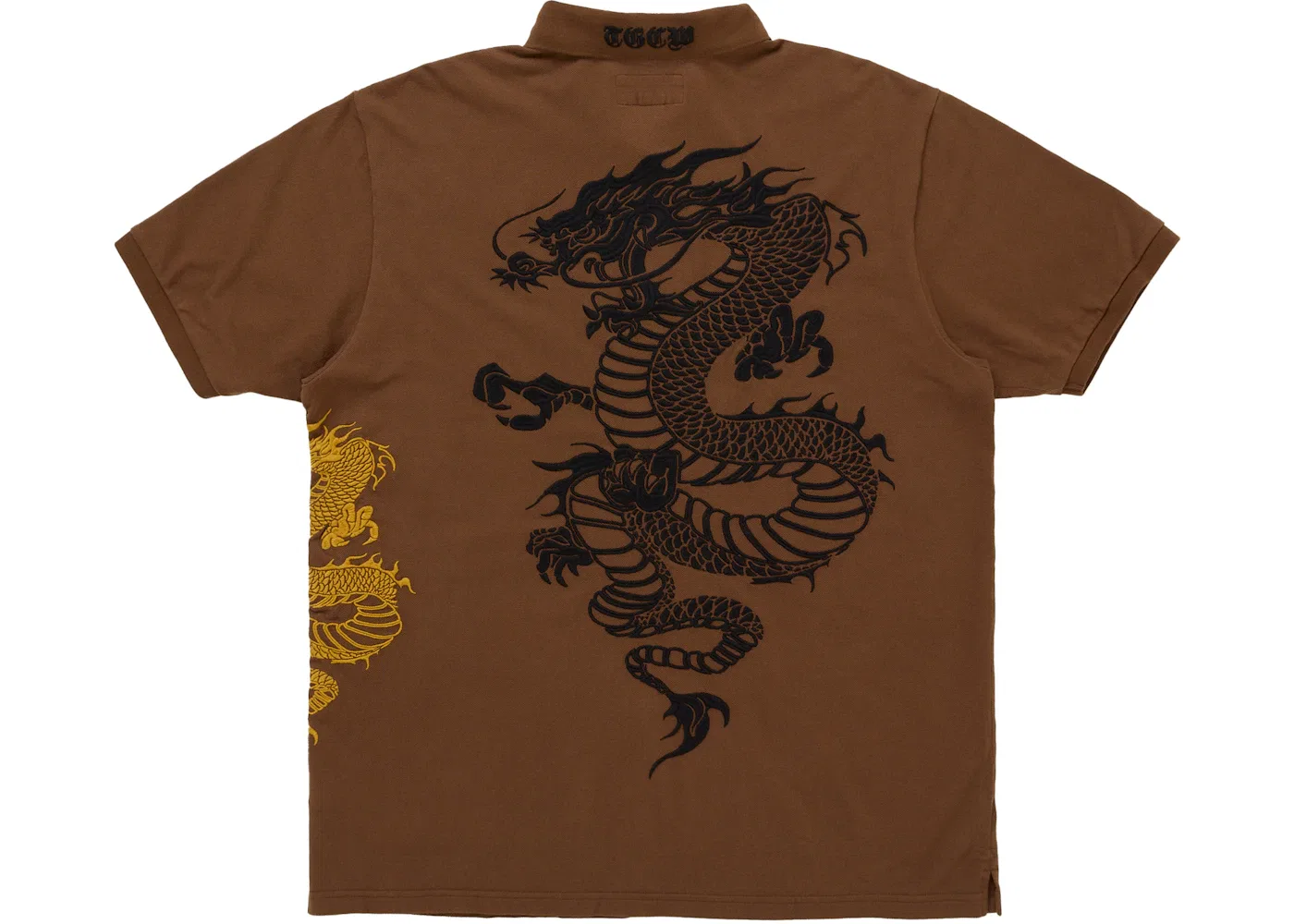 Мужское поло The Great China Wall Dragon Supreme, Brown — фото 2