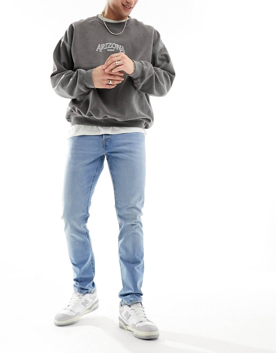 

Джинсы Jack & Jones Glenn Slim, светло-голубые