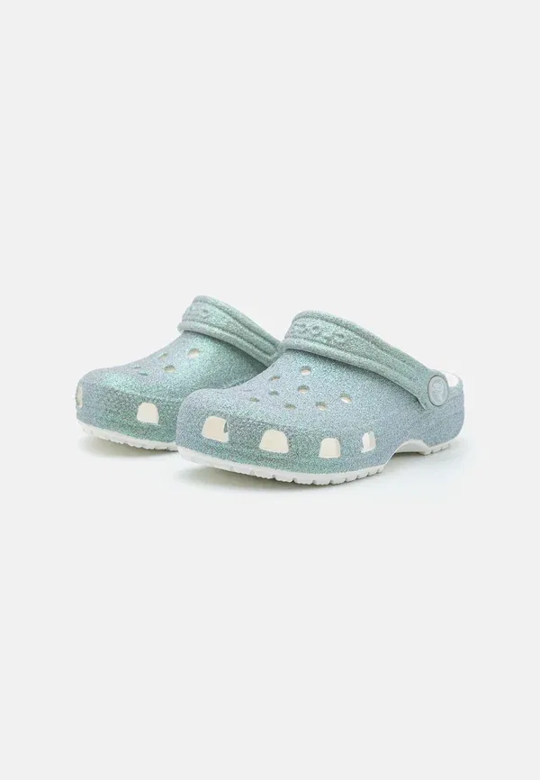 Классические мюли с переливающимся блеском Crocs, белый — фото 2