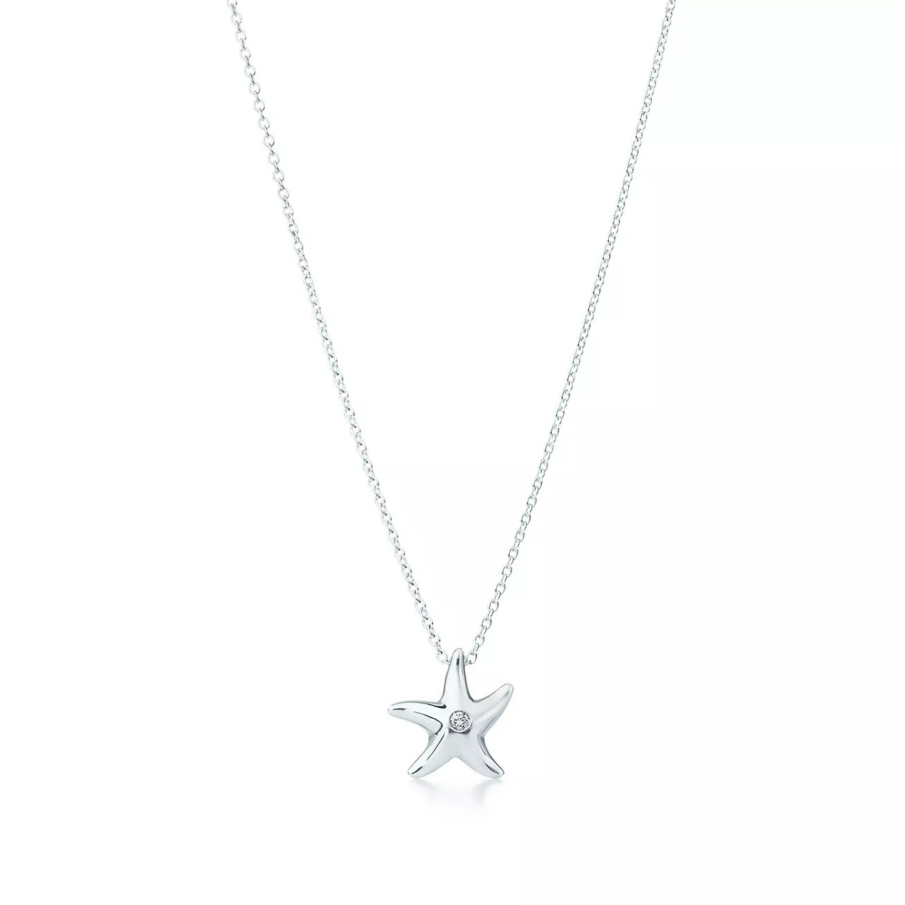 

Колье Tiffany & Co. x Elsa Peretti Starfish, серебро/бриллиант