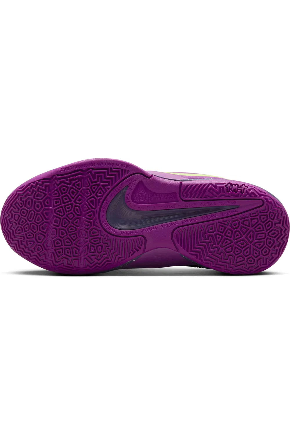 Детские баскетбольные кроссовки Ja 2 Nike, 500 Berry/Lemon/Raisin/Blue — фото 4